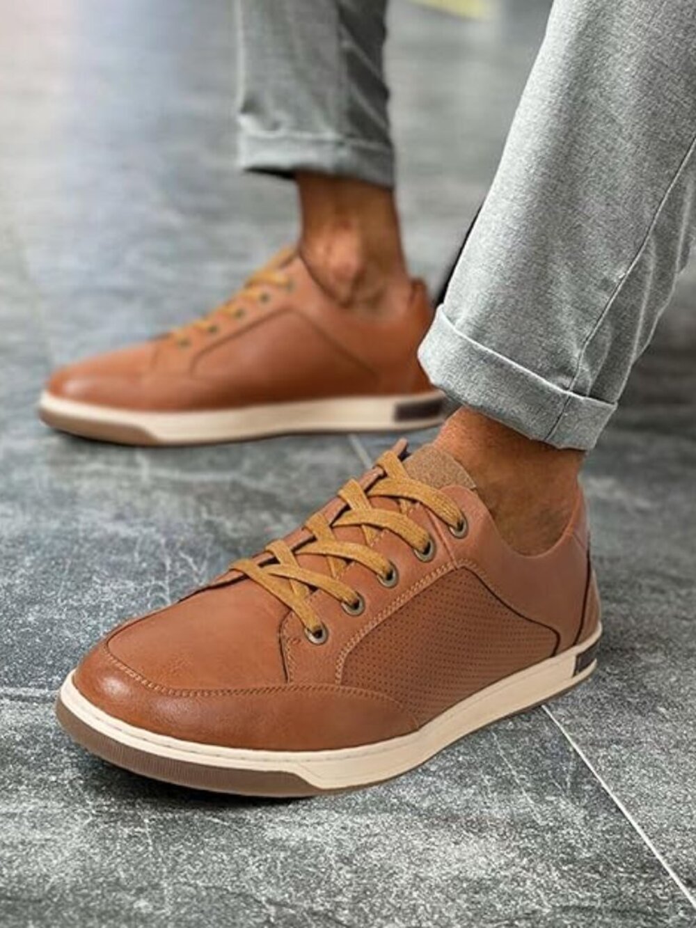 Jousen Men's Fashion Dress Sneaker (Size: 15)